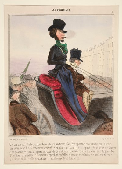 A So-Called Merchant Victim of His Victims by Honoré Daumier