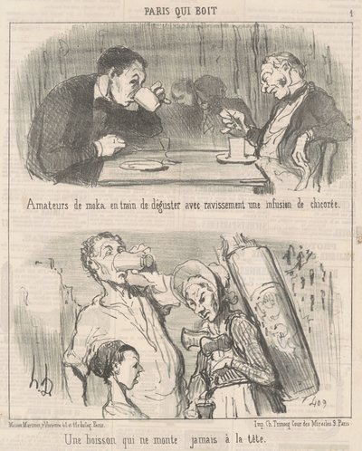 A Drink That Never Goes to Your Head by Honoré Daumier