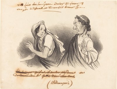 Go... Admire Your Fury... by Honoré Daumier