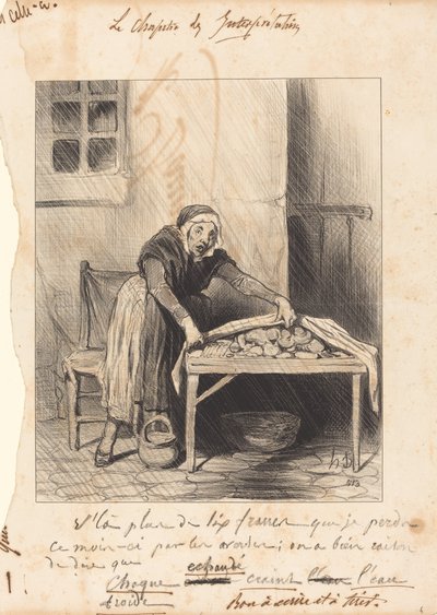 There go more than six francs that I lose... by Honoré Daumier