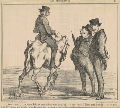 You see... I just did... my shopping... by Honoré Daumier
