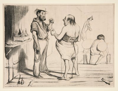 You See, Bourgeois, You Are Just in the... by Honoré Daumier