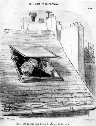 From This Side, You See the St. Jacques Tower the Boucherie!... , Taken from 
