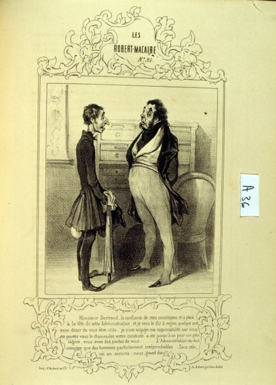 Illustrations about Ideas and Legends by Philipon under the Title Les Cent and Robert Macaire by Honoré Daumier