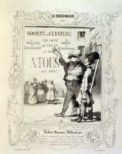 Illustrations About Ideas and Legends by Philipon, Under the Title 