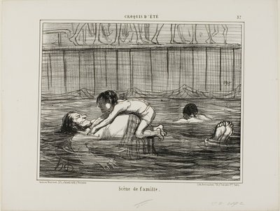 A Family Scene, plate 37 from Croquis D