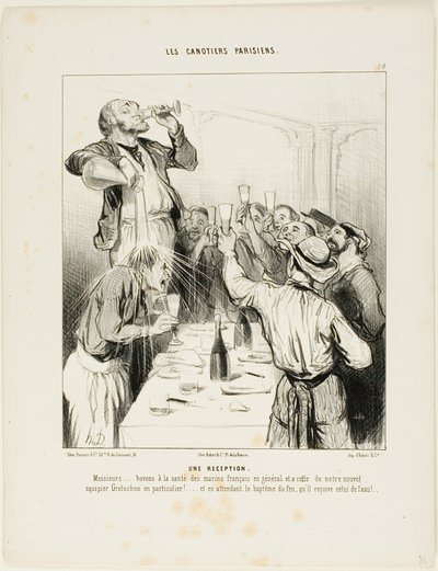 A Reception. "Gentlemen..... let