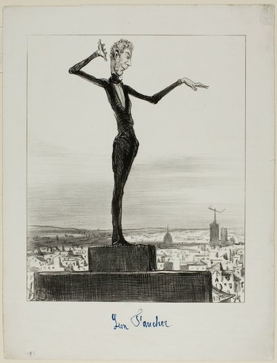 A Suggestion by the Charivari to Mr. Léon Faucher for Avoiding Telegraphic Blunders in the Future, plate 122 from Actualités by Honoré Victorin Daumier