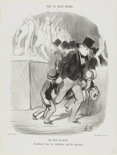 A Visit to the Salon, plate 1 from Tout Ce Qu