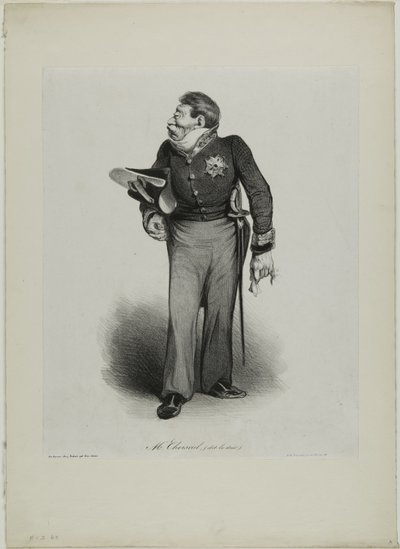Mr. Choiseul, (called the Duke), plate 502 by Honoré Victorin Daumier