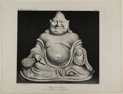 Porcelain figure from China (taken from the private collection of Mr. Charles Philipon), plate 416 by Honoré Victorin Daumier