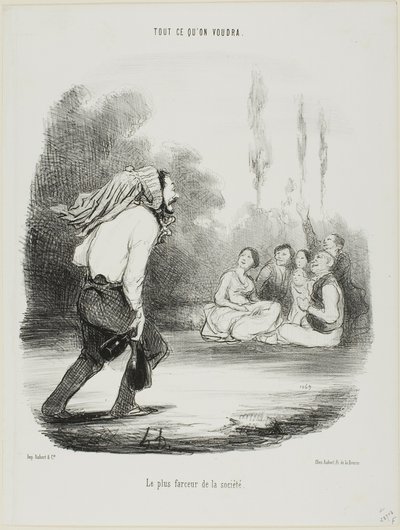 The Comedian of the Group, Plate 13 from Tout Ce Qu