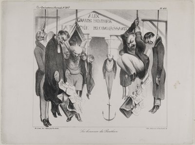 The Honours of the Pantheon, plate 433 by Honoré Victorin Daumier
