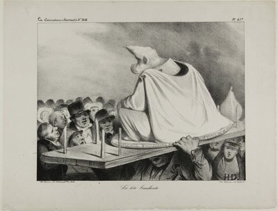 The Loose Head, plate 427 by Honoré Victorin Daumier