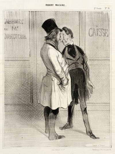 (Robert) Well! my dear Director... by Honoré Daumier