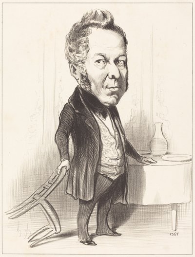 A.P.F. Deslongrais by Honoré Daumier