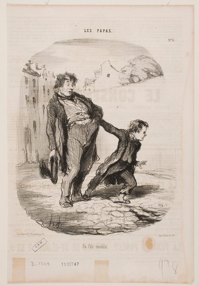 A Model of a Son by Honoré Daumier