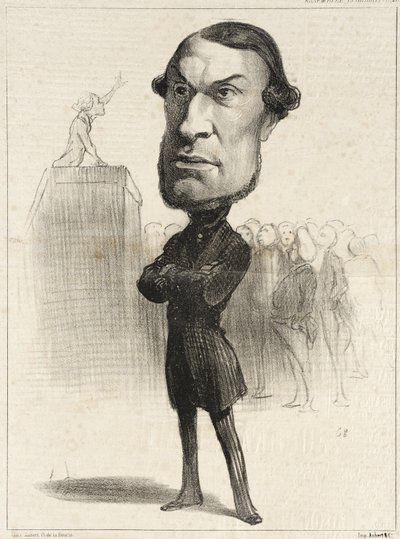 Achille Fould by Honoré Daumier
