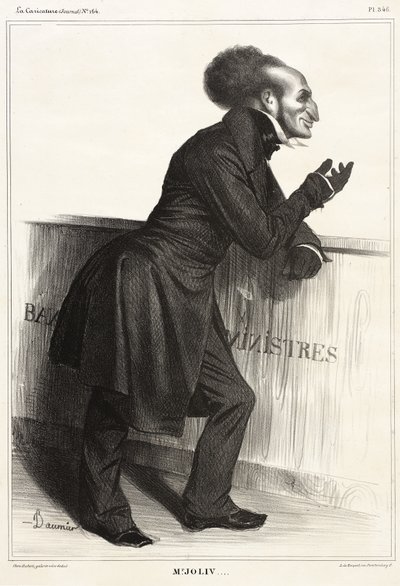 Adolphe Jollivet by Honoré Daumier