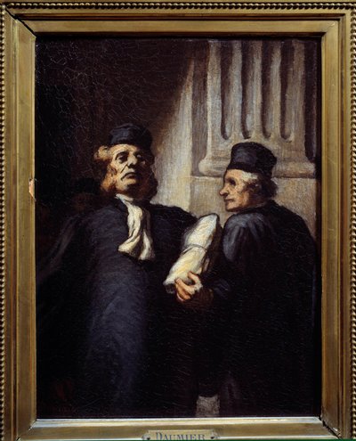 After the Hearing, Both Lawyers by Honoré Daumier