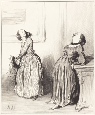 Ah, you find that my latest novel is not quite... by Honoré Daumier