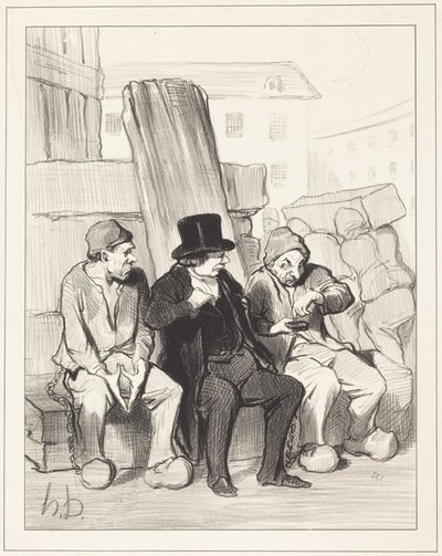 So then, my friend, at twenty-two years... by Honoré Daumier