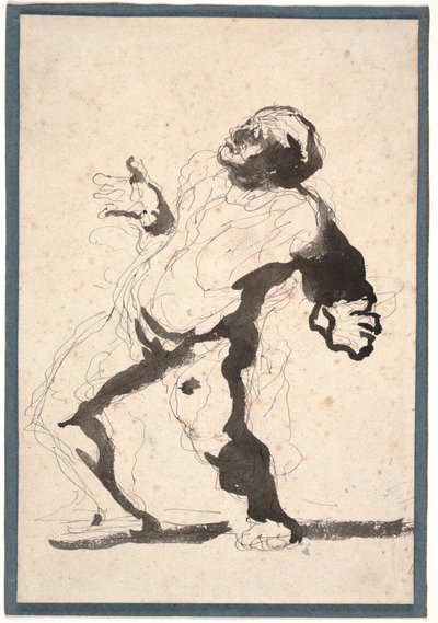 An Actor by Honoré Daumier