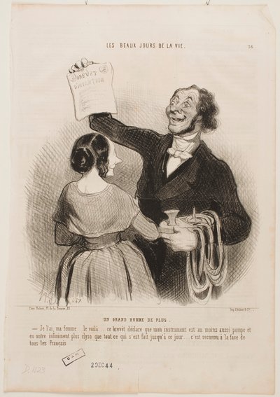 Another Great Man by Honoré Daumier