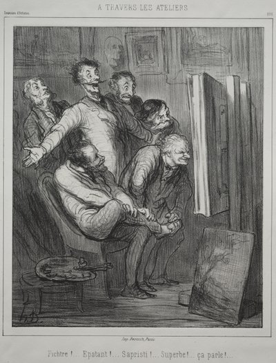 Through the Studios by Honoré Daumier