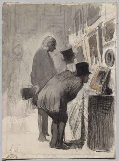 Art Lovers by Honoré Daumier