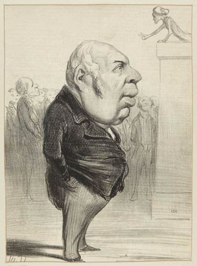 “Berryer” by Honoré Daumier