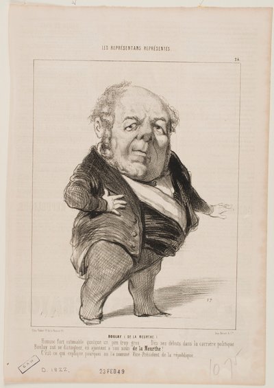 Boulay (de la Meurthe) by Honoré Daumier