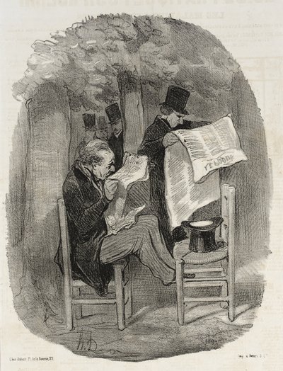 What the Bourgeois Agreed to Call a Little Distraction by Honoré Daumier