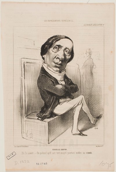Charles Dupin by Honoré Daumier