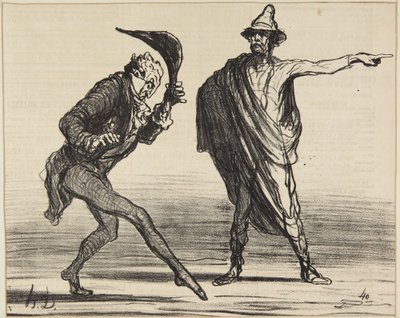 "As it is currently in Tuscany..." by Honoré Daumier