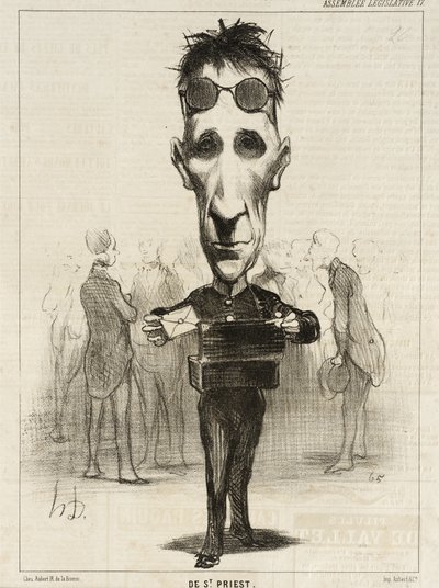 De St. Priest by Honoré Daumier