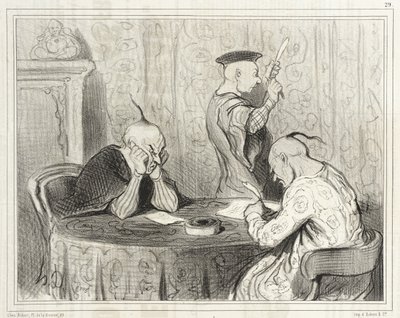 Of Light Authors by Honoré Daumier