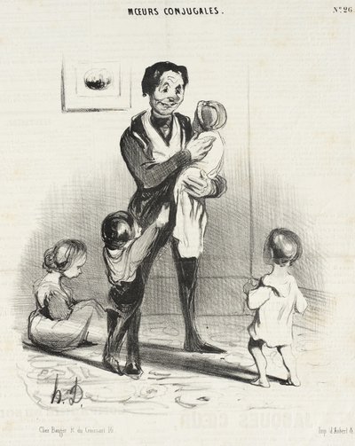 Eh, eh! Little Rascal, You Will... by Honoré Daumier
