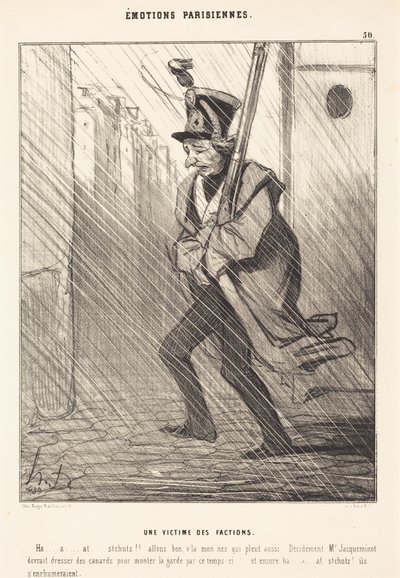 Parisian Emotions: A Victim of the Factions by Honoré Daumier