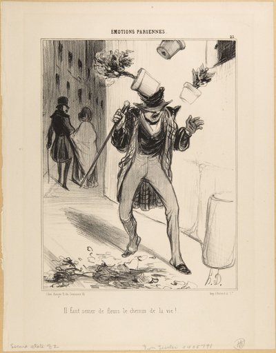 Emotions Pariennes by Honoré Daumier