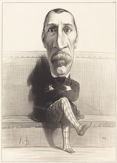 Eus. Isidore Buvignier by Honoré Daumier