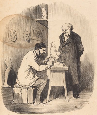 I will have to have you made one day... by Honoré Daumier