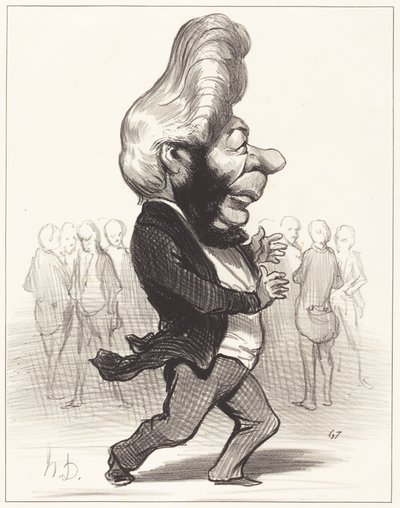 Ferdinand Favre by Honoré Daumier