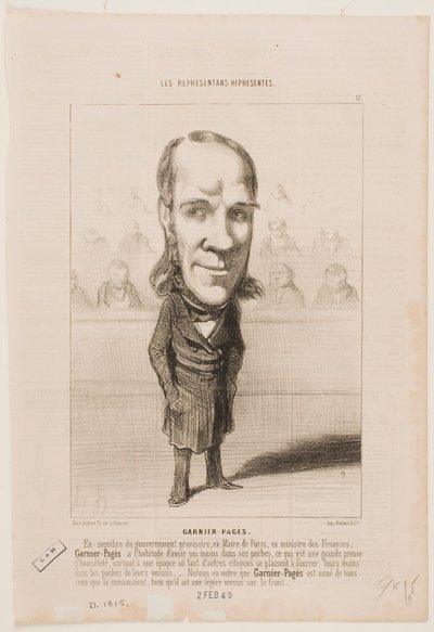 Garnier-Pages by Honoré Daumier