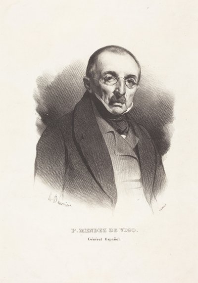 General P. Mendez Vigo by Honoré Daumier