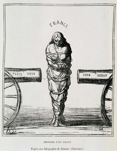 History of a Reign: France Caught Between Paris 1851 and Sedan 1870 (lithograph) by Honoré Daumier