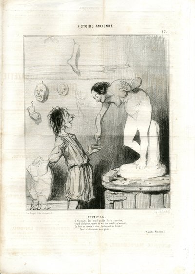 Illustration by Honore Daumier in Le Charivari by Honoré Daumier