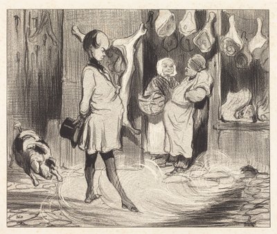 Travel Impressions of a Great Poet by Honoré Daumier