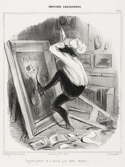 Ungrateful Homeland, You Will Not Have My Work!... by Honoré Daumier