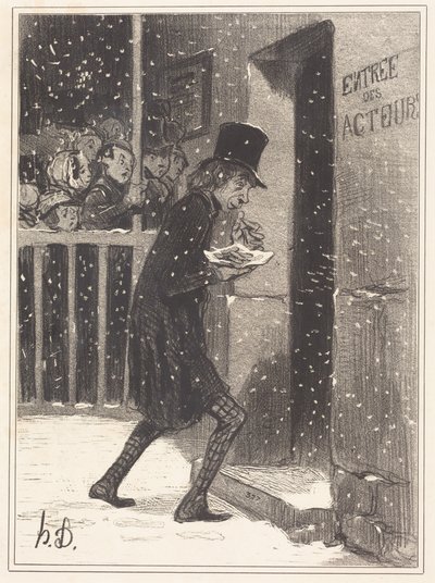 The Actor of the Funambules by Honoré Daumier